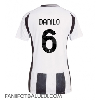 Juventus Danilo Luiz #6 Tricou Fotbal Replică 2024-25 Femei Acasa